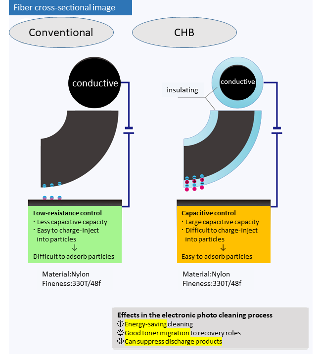  CHB fiber cross section image 